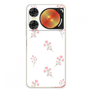 Чохол з розовим принтом для ZTE Nubia Music 2