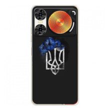 Чохол з українським гербом на ZTE Nubia Music 2 – Герб з квіткою