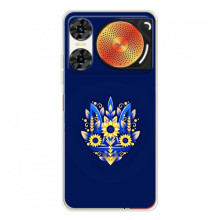 Чохол з українським гербом на ZTE Nubia Music 2 – Квітчастий гирб