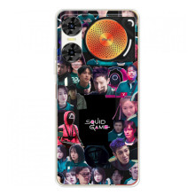 Чохол Гра в кальмара для ZTE Nubia Music 2 – Колаж гра кальмара