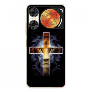 Чехлы для ZTE Нюбия Мьюзик 2 (Крест Иисуса) (Иисус Лев)