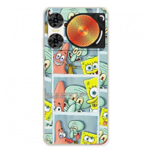 Силиконовый чехол Спанч Боб на ZTE Нюбия Мьюзик 2 (Фото-БоБ)