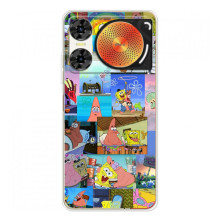 Силиконовый чехол Спанч Боб на ZTE Нюбия Мьюзик 2 (Комиксы Спанч Боб)