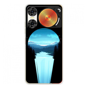 Летний Чехол на ZTE Nubia Music 2 – Синий Водопад