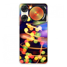 Новогодние Чехлы для ЗТЕ Нюбия Мьюзик 2 (VPrint) (Елка с гирлянд)