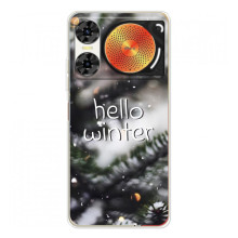 Новорічні, Святкові Чохли для ZTE Nubia Music 2 - 2024 год (Hello winter)