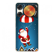 Чехол с зимним принтом для ZTE Нюбия Мьюзик 2 (Дед Мороз)