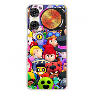 Силиконовый Чехол на ZTE Nubia Music 2 с картинкой Brawl Stars – Персонажи