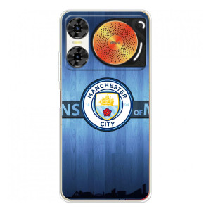 Силиконовые Чехлы принт Футбол на ZTE Nubia Music 2 – ManCity