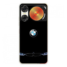 Силиконовый бампер с картинкой машины на ZTE Nubia Music 2 – Черный BMW