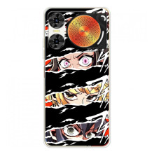 Силиконовые чехлы с глазами Anime для ZTE Нюбия Мьюзик 2 – Глаза на чорном