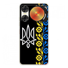 Силиконовый Чехол на ZTE Nubia Music 2 – Герб и вышыванка