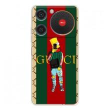 Бренднові Чохли для ZTE Nubia Music - (PREMIUMPrint) (Барт ГУЧЧІ)