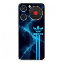 Чехлы Адидас для ZTE Nubia Music (AlphaPrint) – Синий Адидас