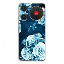 Чехлы (ART) Цветы на ZTE Nubia Music (VPrint) (Блактині бутони)