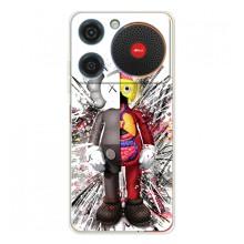 Чохли для ZTE Nubia Music - Bearbrick Louis Vuitton (PREMIUMPrint) (Беарбрік)