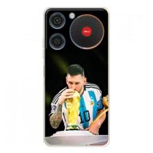 Чехлы для ZTE Nubia Music (Leo чемпион) (AlphaPrint) (Кубок Месси)