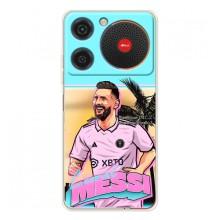 Чехлы для Нубиа Мюзик - Лео Месси Маями (Майами Месси)