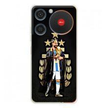 Чехлы Лео Месси Аргентина для ZTE Nubia Music – Месси король