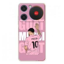 Чохли Лео Мессі в Маямі на ZTE Nubia Music (GOAT MESSI)