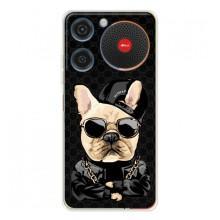 Чохли з крутими принтами для ZTE Nubia Music - (PREMIUMPrint) (Стильна собака)