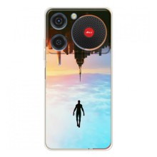 Чехол с человеком пауком для ZTE Nubia Music - (AlphaPrint) – Паук человек