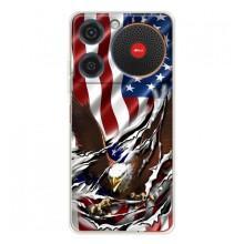 Чехол Флаг USA для ZTE Nubia Music – Флаг USA