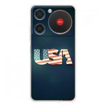 Чехол Флаг USA для ZTE Nubia Music – USA