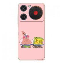 Чохол Губка Боб для Нубіа Мюзік (За партою)