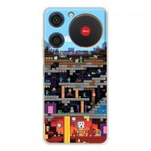 Чехол Майнкрафт на ZTE Nubia Music (AlphaPrint) Minecraft