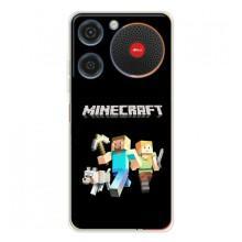 Чехол Майнкрафт на ZTE Nubia Music (AlphaPrint) Minecraft