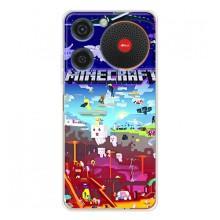 Чехол майнкрафт для ZTE Nubia Music – MINECRAFT