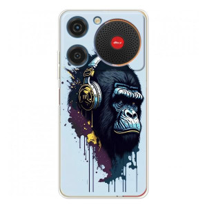 Чехол с Обезьянами ZTE Nubia Music - (AlphaPrint)