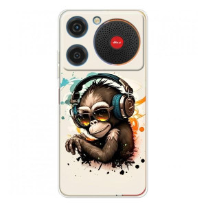 Чехол с Обезьянами ZTE Nubia Music - (AlphaPrint)