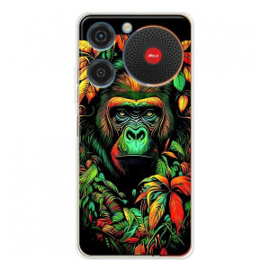 Чехол с Обезьянами ZTE Nubia Music - (AlphaPrint)