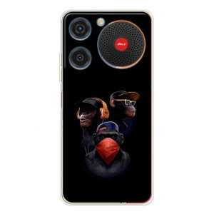 Чехол с Обезьянами ZTE Nubia Music - (AlphaPrint)