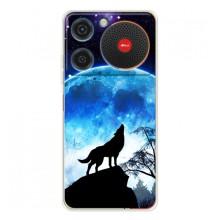 Чохол з Вовком на ZTE Nubia Music – Виє на місяць
