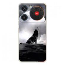 Чохол з Вовком на ZTE Nubia Music – Вовк і місяць