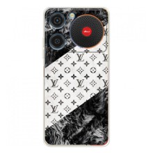 Чехол Стиль Louis Vuitton на ZTE Nubia Music (LV на белом)