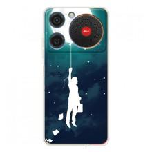 Чехол (ТПУ) с планетами на ZTE Nubia Music – To The moon