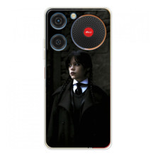 Чохол з дизайном Венздей 2 на ZTE Nubia Music (Венздей в костюмі)