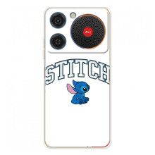 Чохол з принтом Стіч на ZTE Nubia Music – Стіч лого