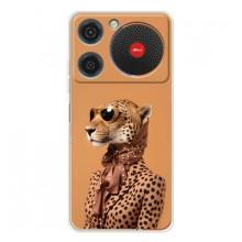 Чохол з принтом стильні тварини для Нубіа Мюзік (Стильний леопард)