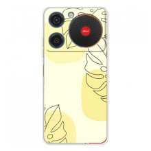 Силконовий чохол з принтом в квітах на ZTE Nubia Music