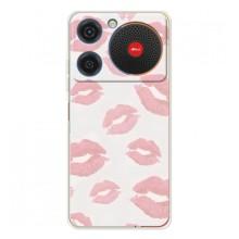 Чехол с розовым рисунком для ZTE Nubia Music