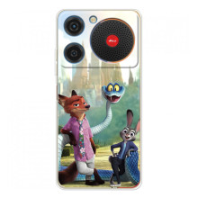 Чехол Зоотрополіс на ZTE Nubia Music – Ник Джуди и змея