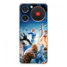 Чехол с принтом Фантастическая четверка для ZTE Nubia Music – Герои Фантастической четверки