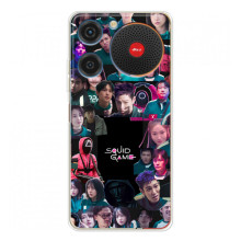 Чохол Гра в кальмара для ZTE Nubia Music – Колаж гра кальмара
