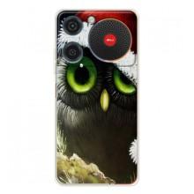 Новогодние Чехлы для Нубиа Мюзик (VPrint) (Новогодняя Сова)