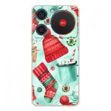 Новогодние Чехлы для Нубиа Мюзик (VPrint) (Одежда НГ)